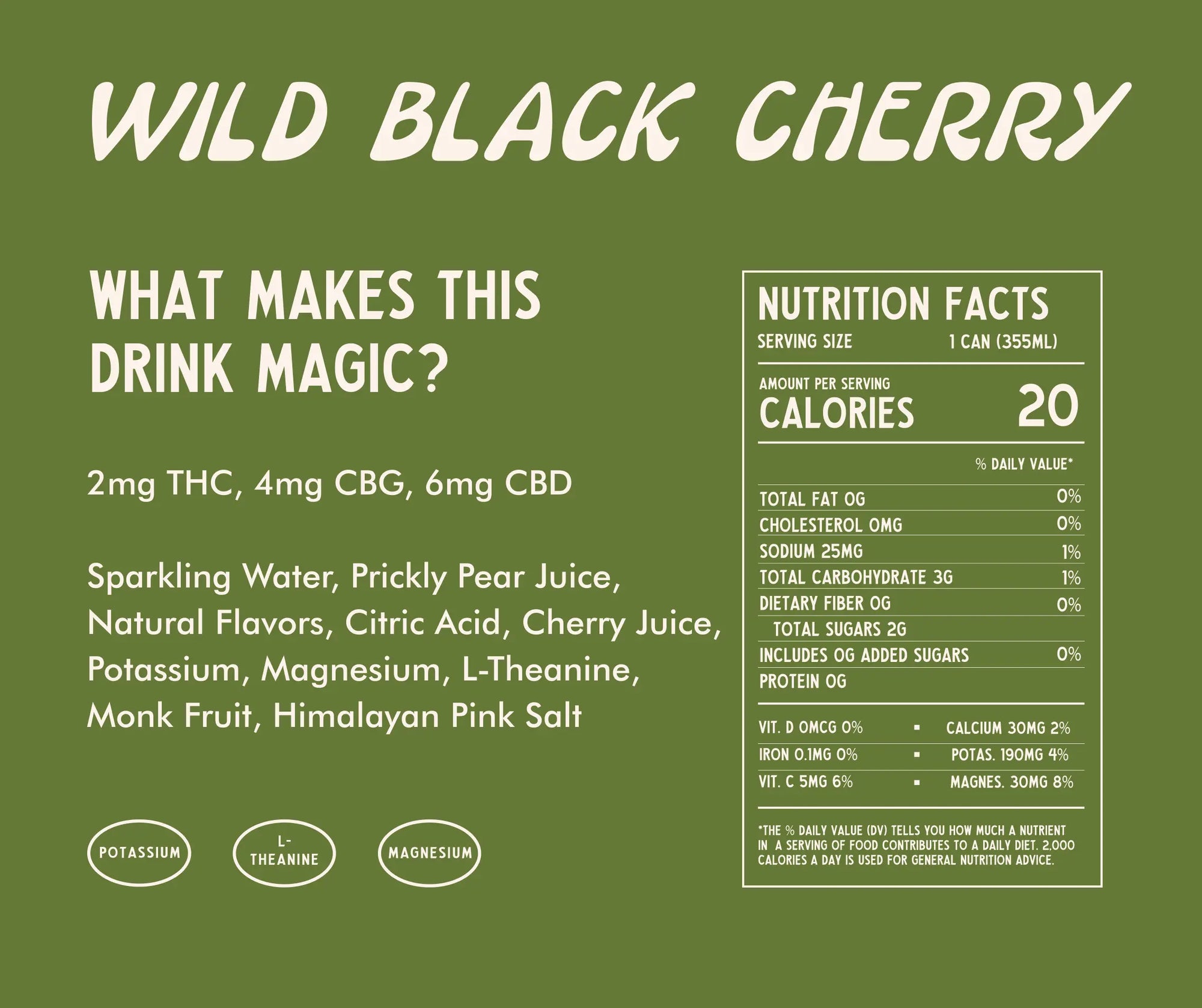 WILD BLACK CHERRY MAGIC CACTUS
