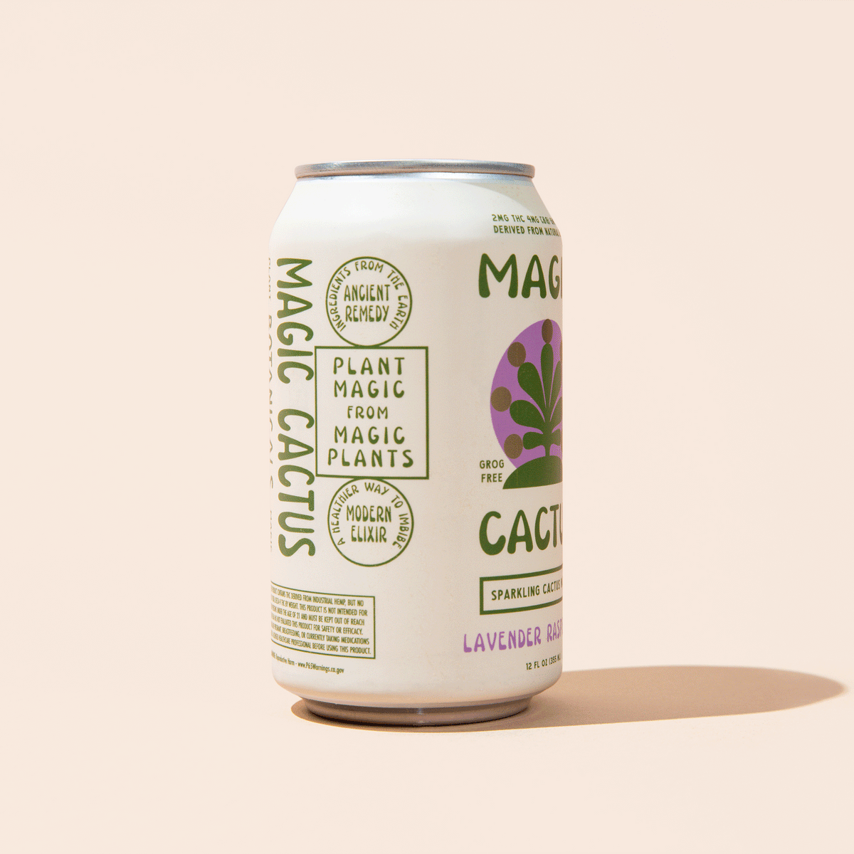 Buy Low Dose THC Drinks - LAVENDER RASPBERRY - MAGIC CACTUS