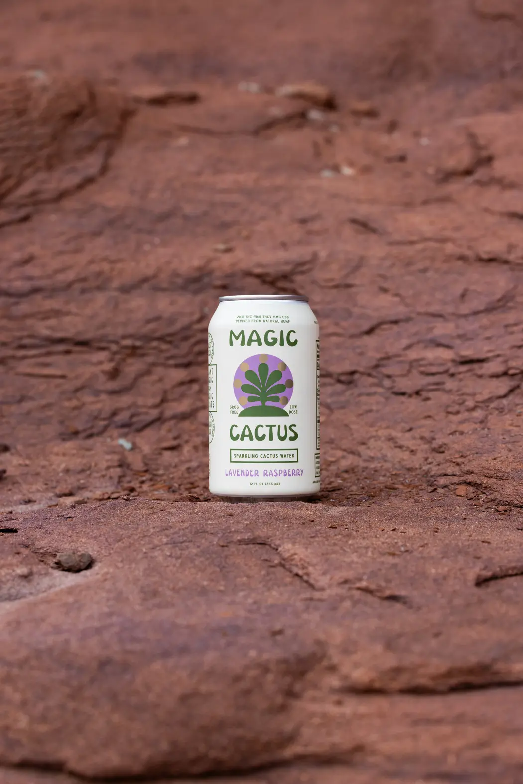 Cactus Jack Raspberry Buy Low Dose THC Drinks - LAVENDER RASPBERRY - MAGIC CACTUS