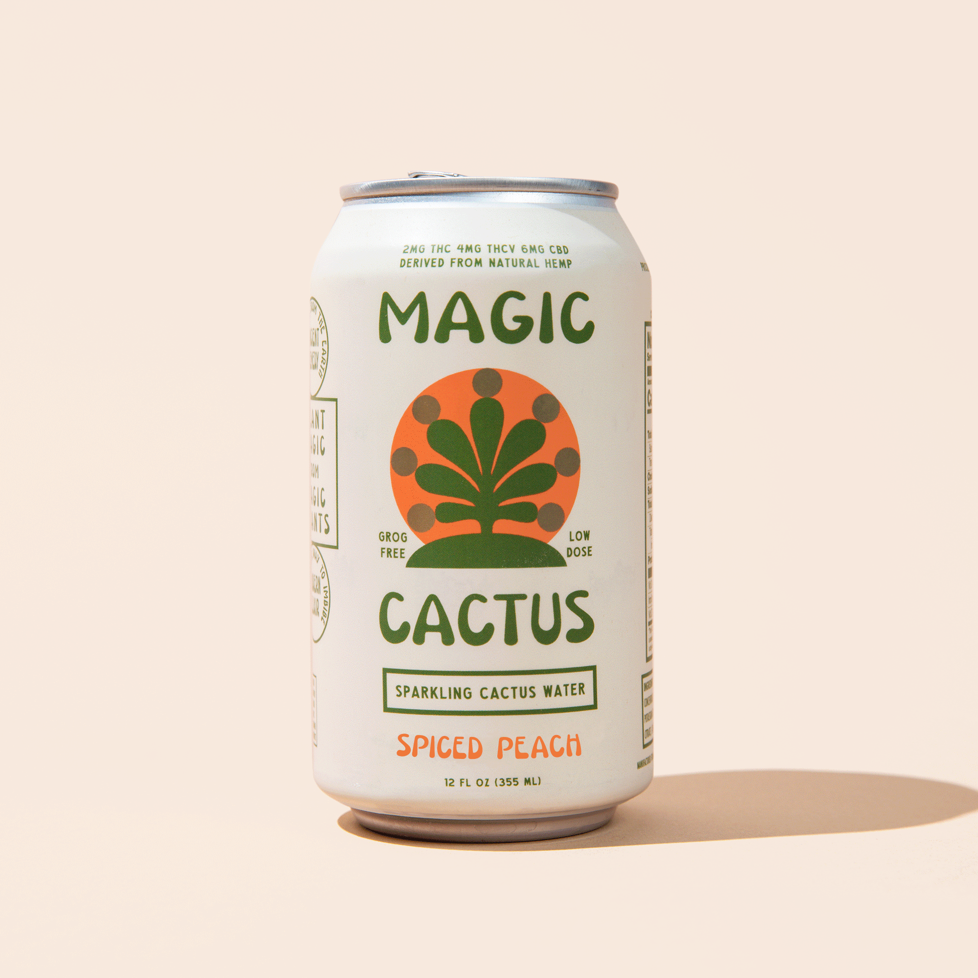 Magic Cactus Spiced Peach - THC THCV CBD