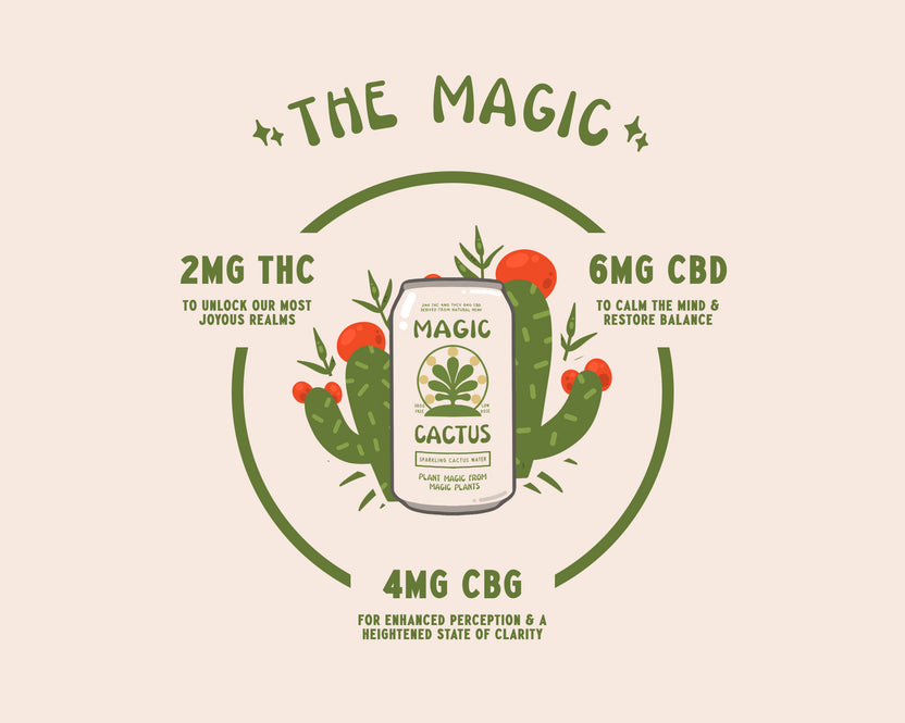 Magic Cactus MAGIC CACTUS - A BOOZE-FREE BUZZ WITH BENEFITS